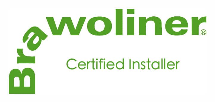 Brawoliner certified installer logo on Jindabyne Plumbing website